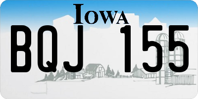 IA license plate BQJ155