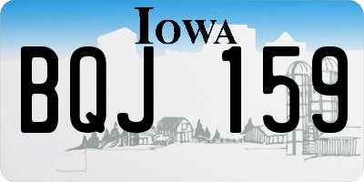 IA license plate BQJ159