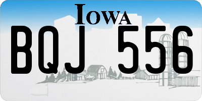 IA license plate BQJ556