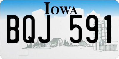 IA license plate BQJ591