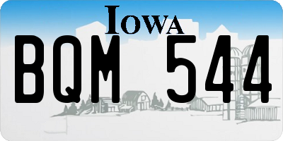 IA license plate BQM544