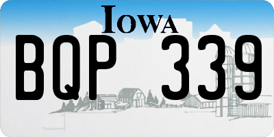 IA license plate BQP339