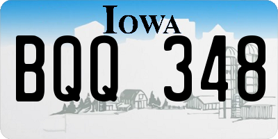 IA license plate BQQ348