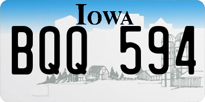 IA license plate BQQ594