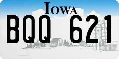 IA license plate BQQ621