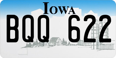 IA license plate BQQ622