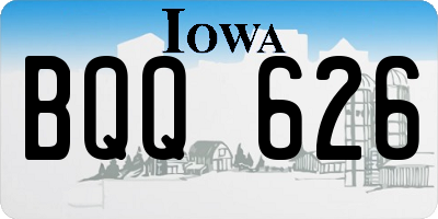 IA license plate BQQ626