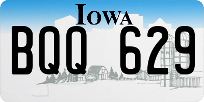 IA license plate BQQ629
