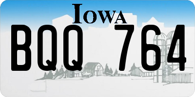 IA license plate BQQ764