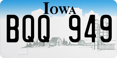 IA license plate BQQ949