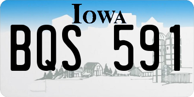 IA license plate BQS591