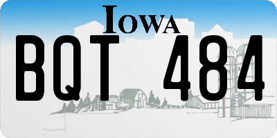 IA license plate BQT484