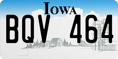 IA license plate BQV464