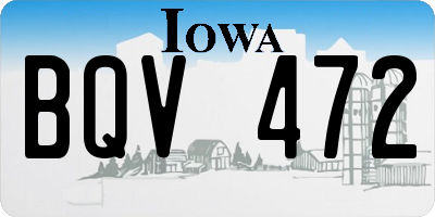 IA license plate BQV472
