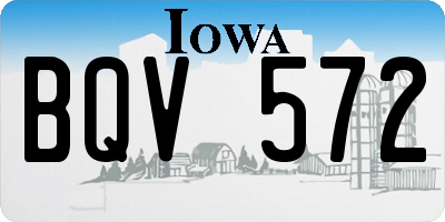 IA license plate BQV572