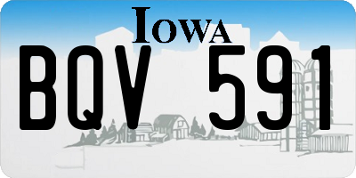 IA license plate BQV591