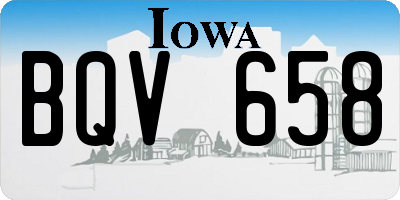 IA license plate BQV658