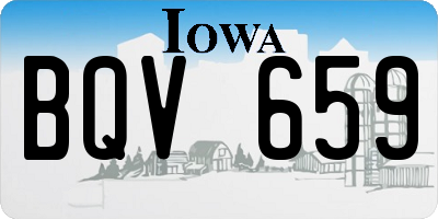 IA license plate BQV659