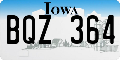 IA license plate BQZ364