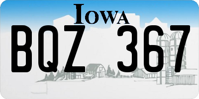 IA license plate BQZ367