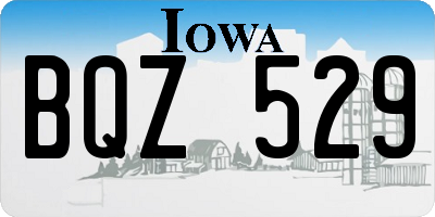 IA license plate BQZ529