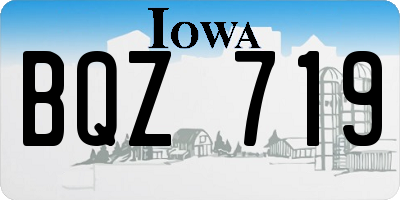 IA license plate BQZ719