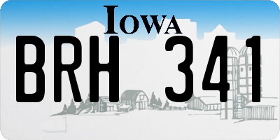 IA license plate BRH341