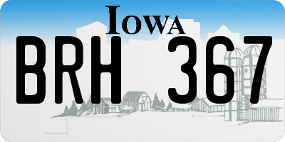 IA license plate BRH367