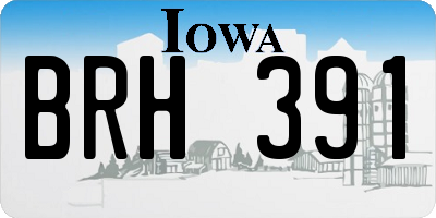 IA license plate BRH391