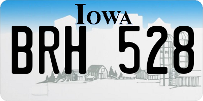IA license plate BRH528