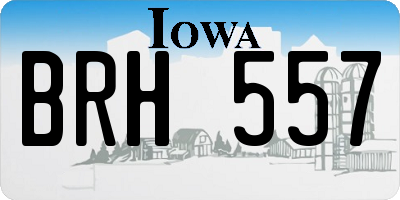 IA license plate BRH557