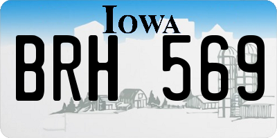IA license plate BRH569