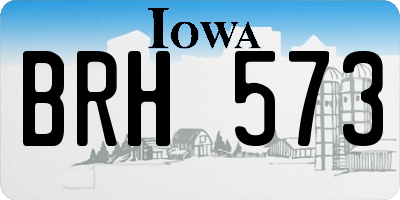 IA license plate BRH573