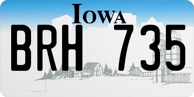 IA license plate BRH735