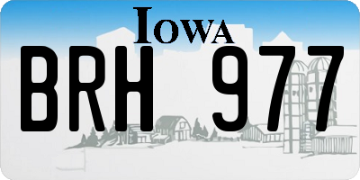IA license plate BRH977