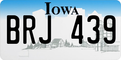 IA license plate BRJ439