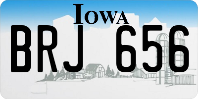 IA license plate BRJ656