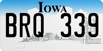 IA license plate BRQ339