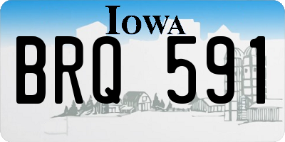 IA license plate BRQ591
