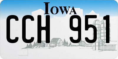 IA license plate CCH951