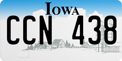 IA license plate CCN438