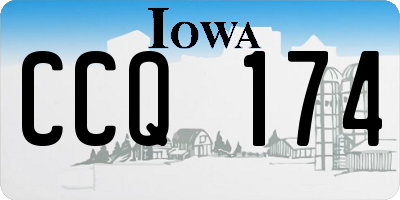 IA license plate CCQ174