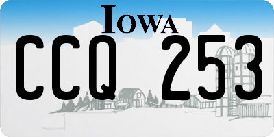 IA license plate CCQ253