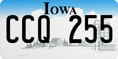 IA license plate CCQ255