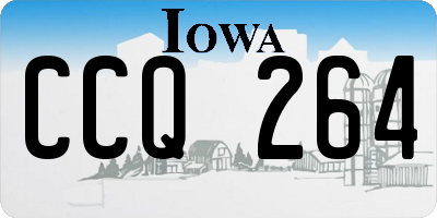 IA license plate CCQ264