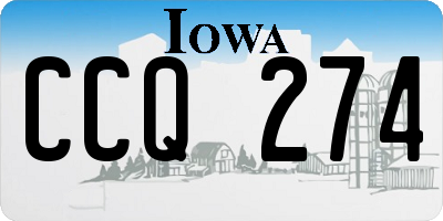 IA license plate CCQ274