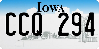 IA license plate CCQ294