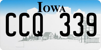 IA license plate CCQ339