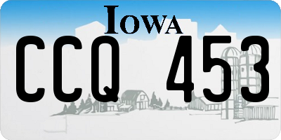 IA license plate CCQ453