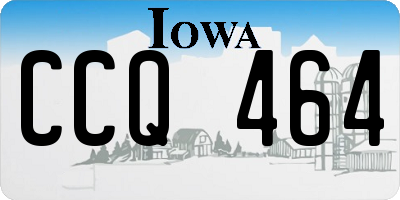 IA license plate CCQ464